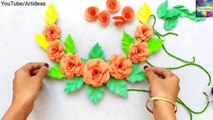 15 Best Collection Paper Flower Wall Hanging Craft Ideas || Diy Wall Hanging Home Decor || Art Ideas