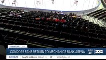 Condors fans return to Mechanics Bank Arena