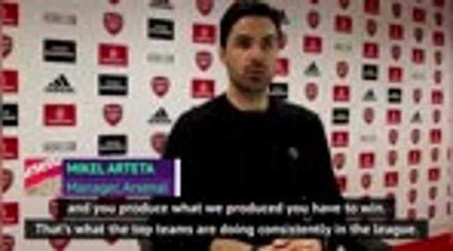 Arteta laments 'inconsistent' Arsenal as Gunners drop points again