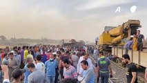 Mortos e feridos em acidente de trem no Egito