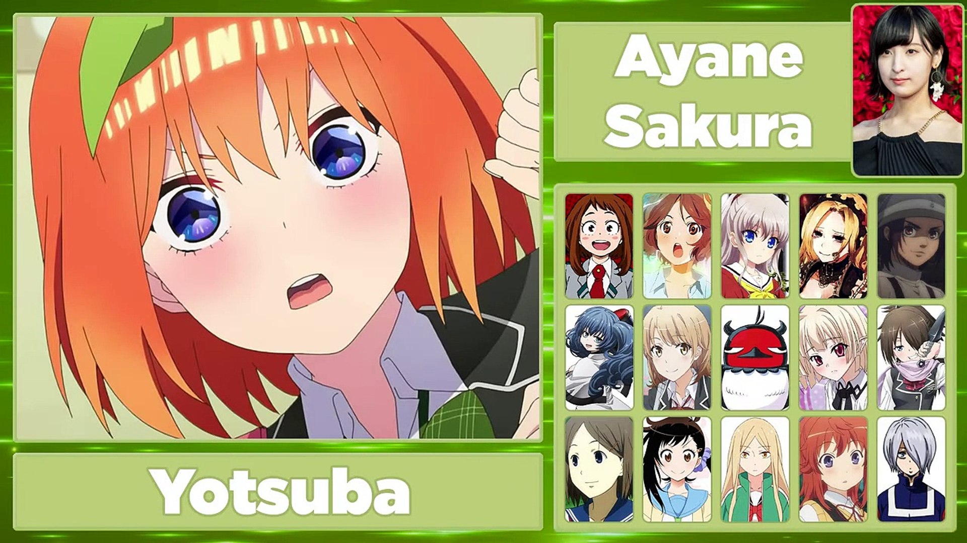 Go-Toubun no Hanayome Voice Actors & Same Voice in Anime