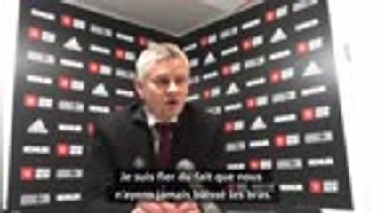 32e j. - Solskjaer : "Irréaliste de penser au titre mais..."