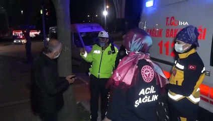 Karantinadaki sürücü servis şoförlüğü yaparken yakalandı