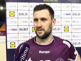 Pablo Marrochi après la victoire d'Istres Provence Handball contre Ivry