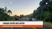 Tragedia en Bernardo de Irigoyen: murieron dos mujeres y hay dos heridos por un choque entre dos autos