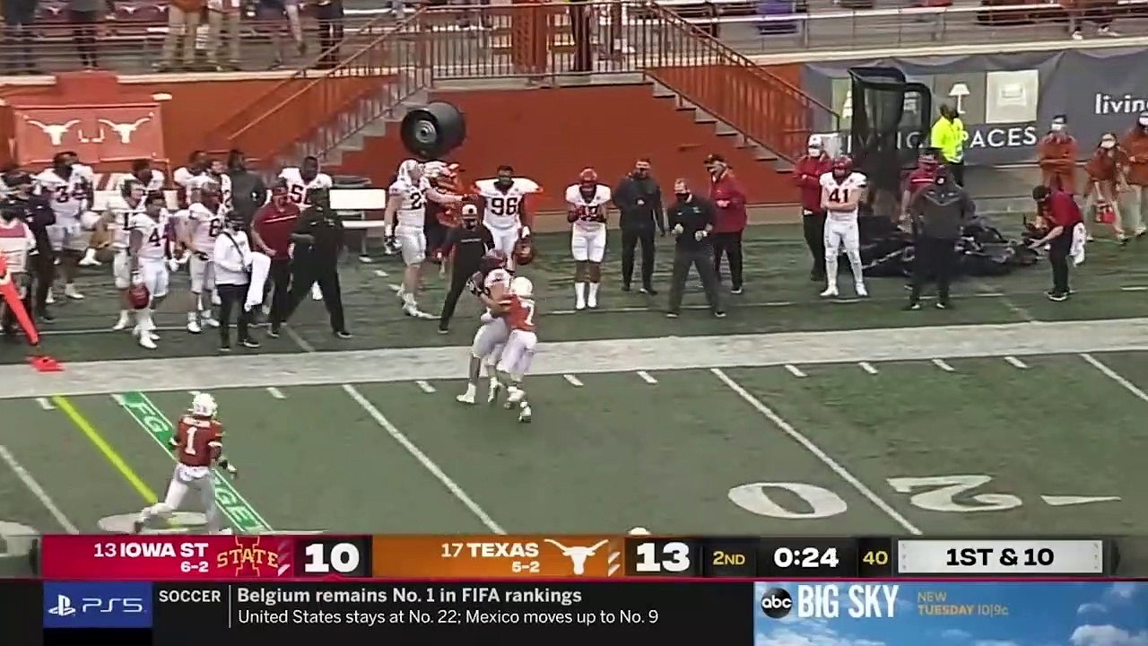 #13 Iowa State Vs #17 Texas Highlights | College Football Week 13 | 2020 College Football Highlights