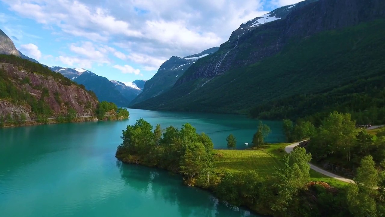 4K, Amazing Nature Scenery & Relaxing Music landscapes Paradise for Stress Relief Sleep Meditation