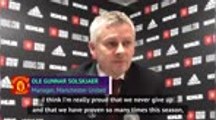 'Stranger things have happened' - Solskjaer on Man United title fight