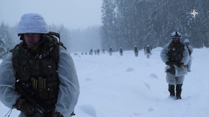 Winter Soldiers – UK Troops Train in Estonia in Freezing Temperatures