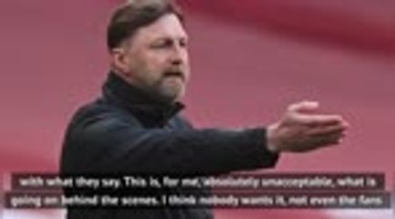 European Super League 'unacceptable' - Southampton manager Hasenhuttl