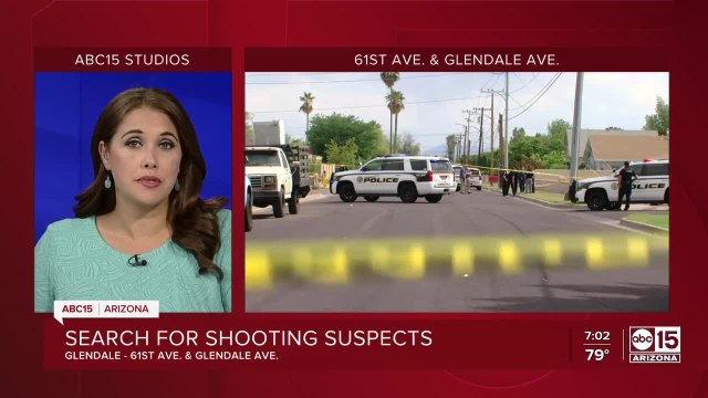 Multiple men on the loose after shooting involving police near 61st Avenue and Glendale