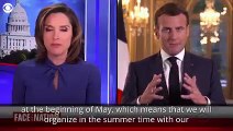 Coronavirus - Emmanuel Macron annonce cette nuit sur la chaîne américaine CBS que 