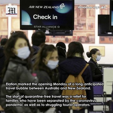 Australia-New Zealand travel bubble brings relief, elation