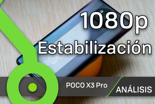POCO X3 Pro - Test de vídeo - estabilización activada (noche)