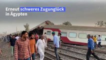 Viele Tote und Verletzte bei Zugunglück in Ägypten