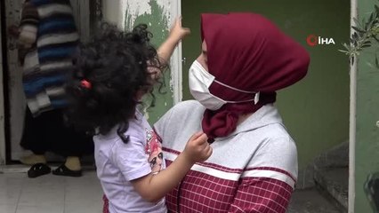 Evde yalnız bıraktığı 4 yaşındaki kızı balkondan sarkan anneden hayrete düşüren savunma