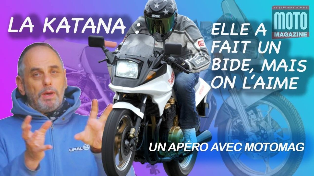 La Suzuki Katana, elle a fait un bide, mais on l'aime ! Un Apéro avec Moto Magazine