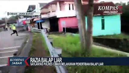 Pembalap Liar Kocar Kacir Dibubarkan Polisi