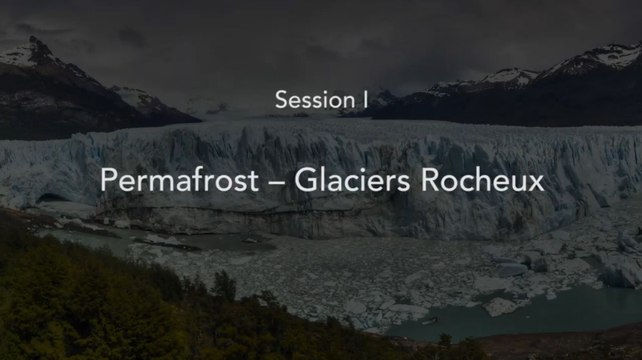 Journée Glacio Session 1