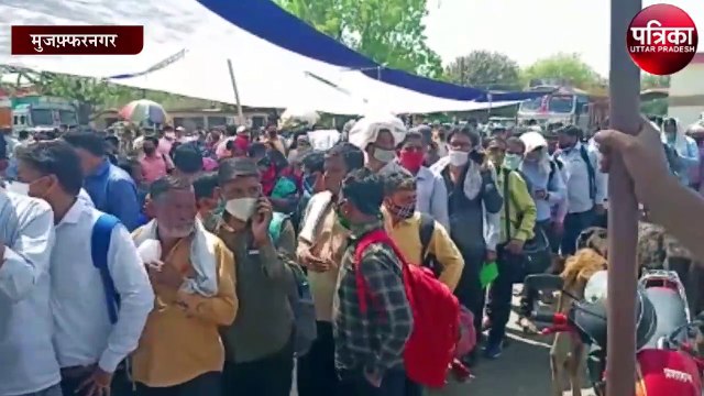 मुजफ्फरनगर में पंचायत चुनाव के लिए भारी अव्यवस्थाओं के बीच पोलिंग पार्टियां हुई रवाना