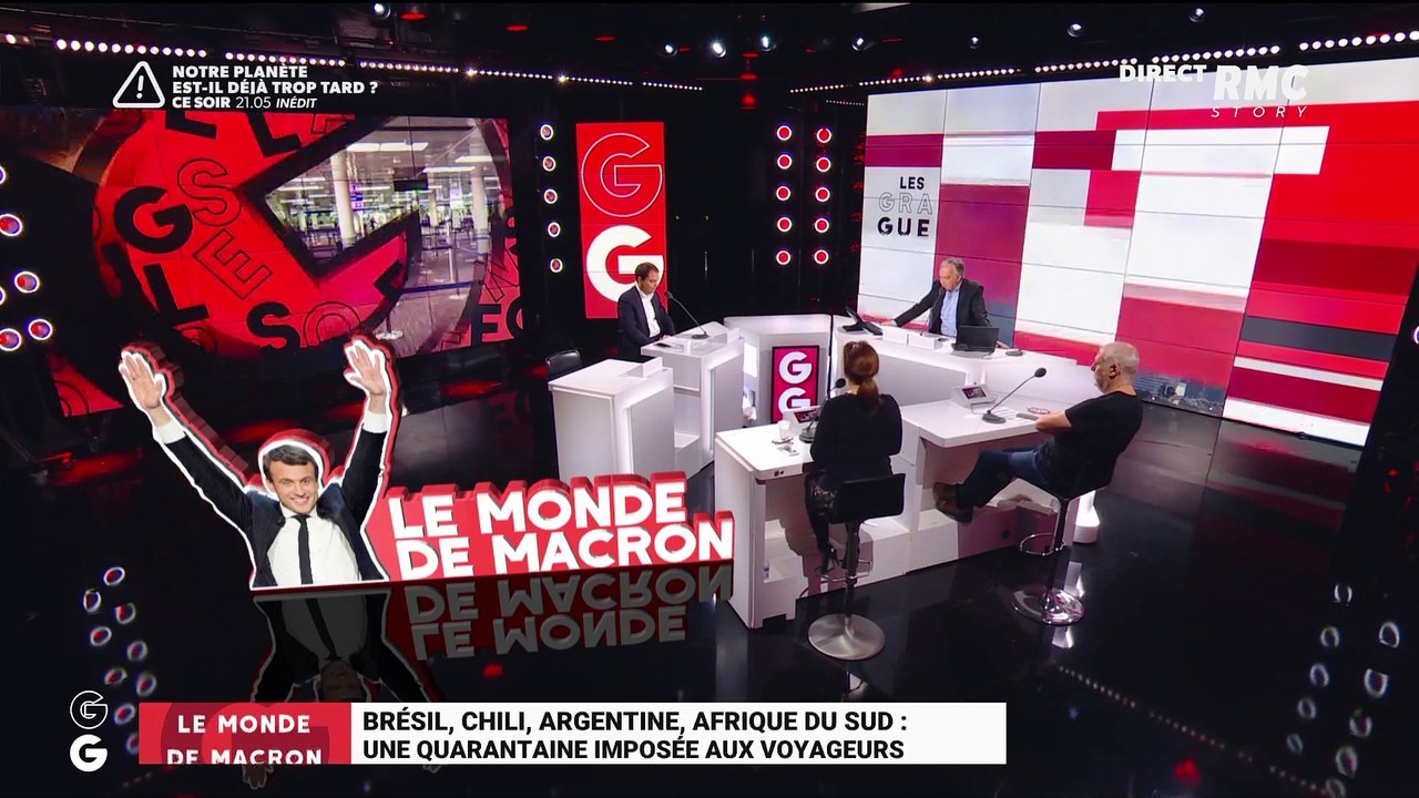Le monde de Macron : Une quarantaine imposée aux voyageurs en provenance du Brésil, du Chili, d'Argentine et d'Afrique du Sud - 19/04