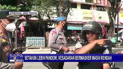 Sudah Setahun Lebih Pandemi Covid-19, Warga di Grobogan Masih Tak Patuh Bermasker