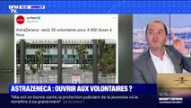 Vaccination: seulement 58 volontaires pour 4000 doses d'AstraZeneca à Nice