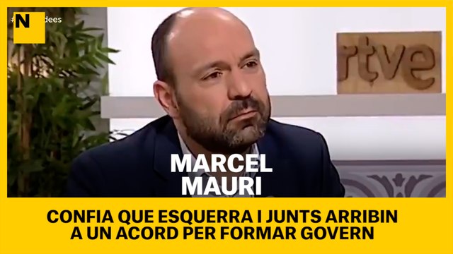 Marcel Mauri confia que per responsabilitat Esquerra i Junts arribin a un acord per formar govern