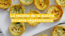 La recette de la quiche lorraine végétarienne