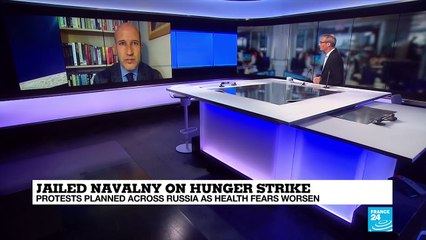 Protests planned across Russia to 'save Navalny's life' as West warns Putin