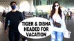 Tiger Shroff and Disha Patani papped at airport