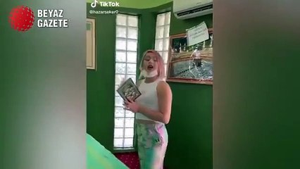 Türbede çekilen TikTok videosuna tepki yağıyor!