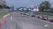 GT4 Monza 2021 Race 2 Start MollerMadsen Canning Busnelli Beltoise Chevalier Crash