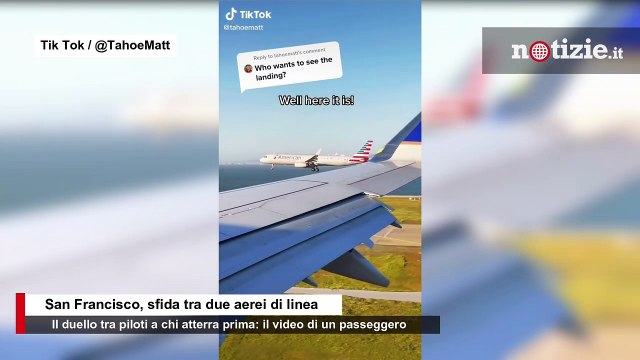 San Francisco, sfida tra aerei di linea: carichi di passeggeri i piloti duellano a chi atterra prima