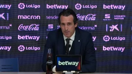 Emery: "Un resultado como el de hoy nos genera confianza"