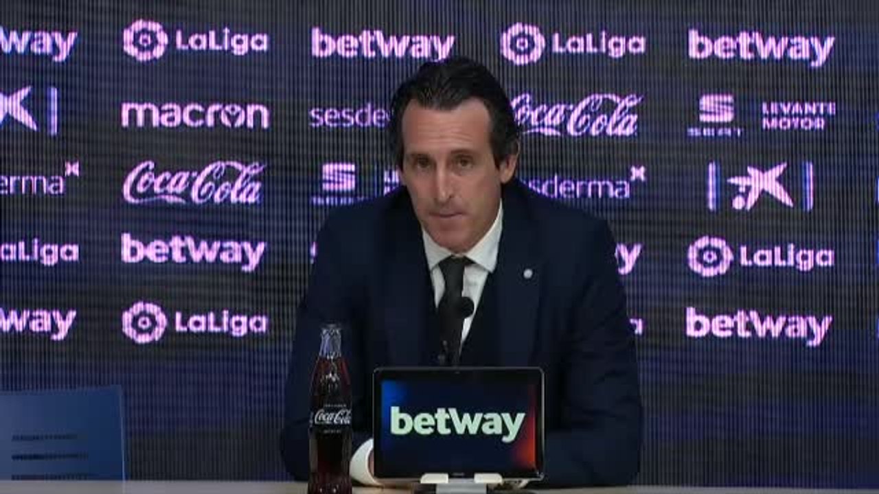 Emery: "Un resultado como el de hoy nos genera confianza"