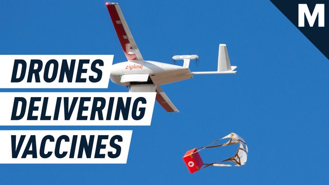 Drones are delivering COVID-19 vaccines in Africa through ‘highways in the sky’