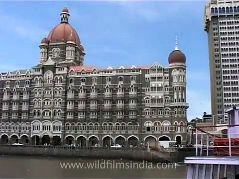 Hotel Taj and The Gateway of India from the Arabian Sea