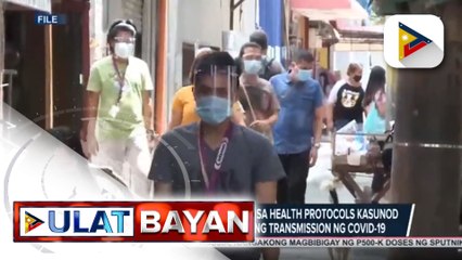 DOH, iginiit na walang magbabago sa health protocols kasunod ng ulat na pwedeng airborne ang transmission ng COVID-19