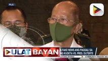 DND Sec. Lorenzana, tinawag na fake news ang pagsali sa umano'y viber group na bubuo ng kudeta vs Pangulong #Duterte