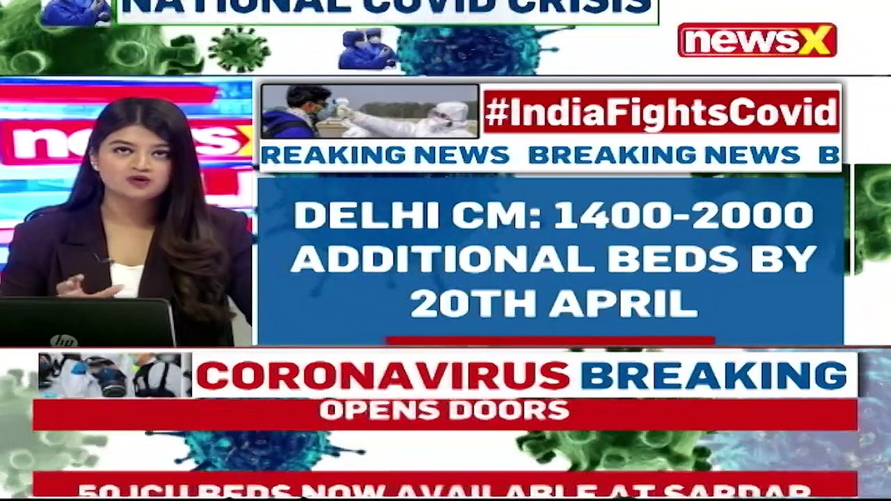 Delhi CM Visits Covid Facility At Commonwealth...