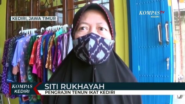 Pengrajin Tenun Ikat Khas Kediri Banjir Pesanan Di Bulan Ramadan