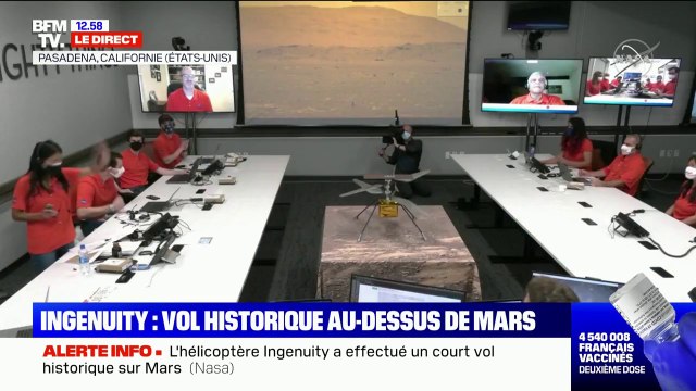 Ingenuity: l'hélicoptère a bien volé au-dessus de Mars, mission réussie pour la Nasa