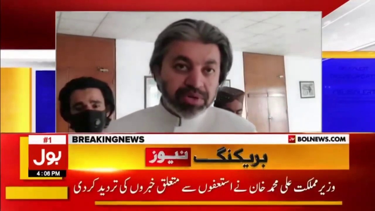 علی محمد خان نے استعفوں سے متعلق خبروں کی تردید کردی