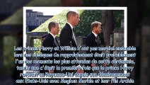 Obsèques du prince Philip - les princes William et Harry se rapprochent à la sortie de la cérémonie