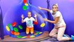Vlad and Niki in the new Museum of illusions Family fun for children