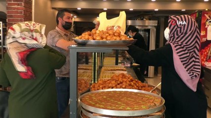 Tatlıcılarda ‘Ramazan ayı’ yoğunluğu yaşanıyor