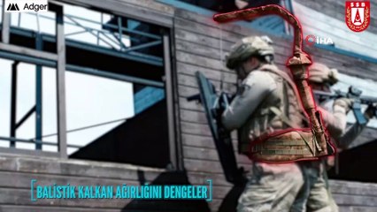 SSB’den Jandarmaya biyomekanik proje: BALA KTS-14 Gövde Destekli Kalkan Taşıma Sistemi