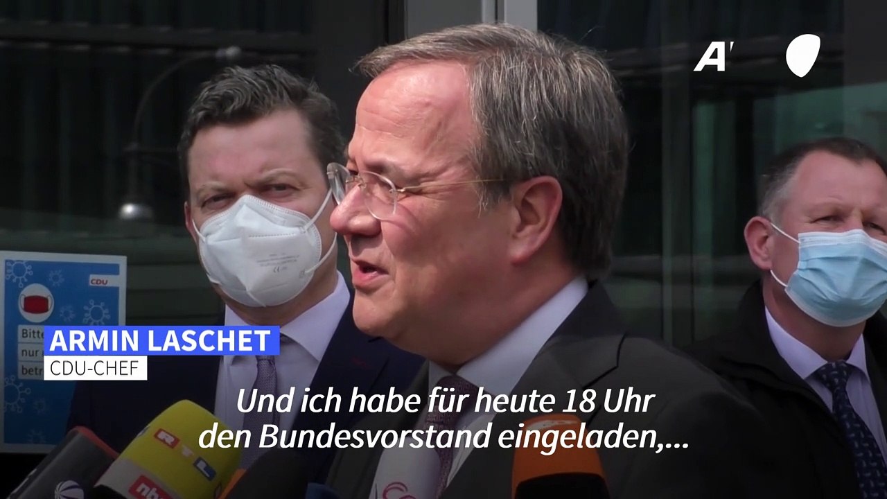 K-Frage: Laschet beruft CDU-Vorstand zu Sondersitzung ein