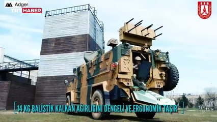 Balistik kalkan BALA KTS-14, Jandarma'ya teslim edildi